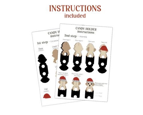 Christmas DOG Labrador/Retriever candy holder SVG bundle - BanettaDesigns - SVG designs, seamless digital paper, clipart Christmas DOG Labrador/Retriever candy holder SVG bundle - BanettaDesigns - SVG designs, seamless digital paper, clipart
