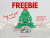 CHRISTMAS TREE FREEBIE