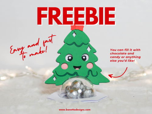 CHRISTMAS TREE FREEBIE - BanettaDesigns - SVG designs, seamless digital paper, clipart