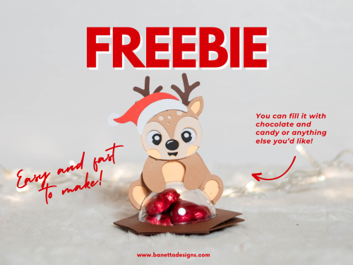 REINDEER FREEBIE - BanettaDesigns - SVG designs, seamless digital paper, clipart