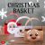 CHRISTMAS BASKET Santa / Snowman / Gingerbread man SVG