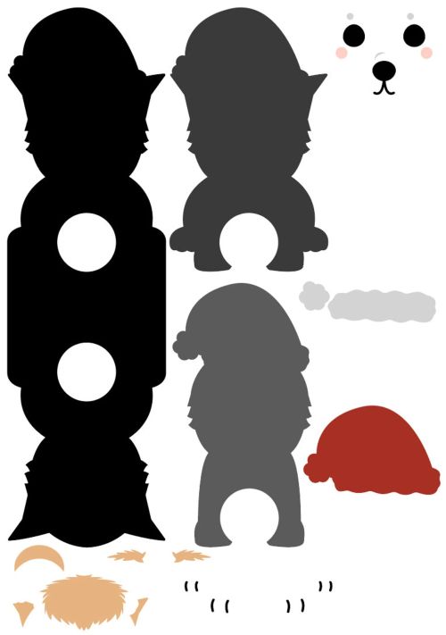 Christmas DOG Cairn terrier candy holder SVG bundle - BanettaDesigns - SVG designs, seamless digital paper, clipart