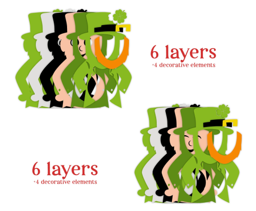 St. PATRICK'S day candy holder, ornament gift SVG - BanettaDesigns - SVG designs, seamless digital paper, clipart