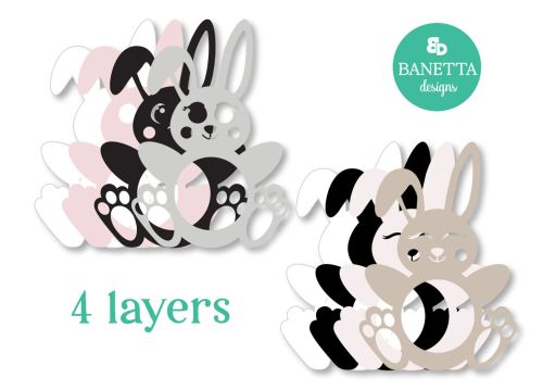 Easter Bunny candy holder, ornament gift SVG - BanettaDesigns - SVG designs, seamless digital paper, clipart Easter Bunny candy holder, ornament gift SVG - BanettaDesigns - SVG designs, seamless digital paper, clipart