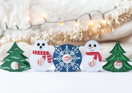 MEGAPACK Christmas candy holder SVG bundle - BanettaDesigns - SVG designs, seamless digital paper, clipart