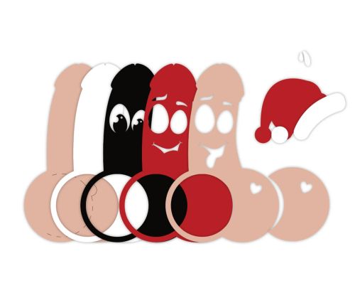 Mr. Penis with Christmas hat add on candy holder, ornament gift SVG - BanettaDesigns - SVG designs, seamless digital paper, clipart Mr. Penis with Christmas hat add on candy holder, ornament gift SVG - BanettaDesigns - SVG designs, seamless digital paper, clipart