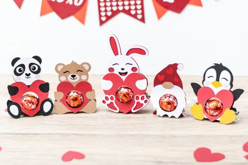 VALENTINE'S day candy holder bundle, 10 pack, ornament gift SVG - BanettaDesigns - SVG designs, seamless digital paper, clipart