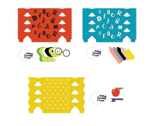 SCHOOL candy boxes (3 piece), candy holder, treat box, ornament gift SVG - BanettaDesigns - SVG designs, seamless digital paper, clipart SCHOOL candy boxes (3 piece), candy holder, treat box, ornament gift SVG - BanettaDesigns - SVG designs, seamless digital paper, clipart