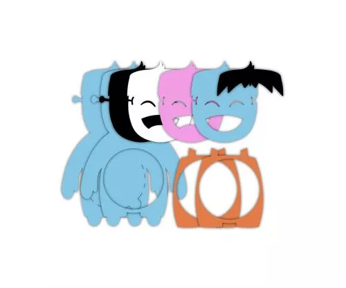 FRANKENSTEIN halloween candy holder, ornament gift SVG - BanettaDesigns - SVG designs, seamless digital paper, clipart