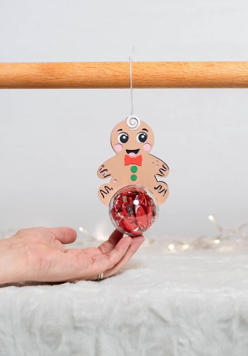 GINGERBREAD Family Christmas candy holder and Christmas tree ornament SVG - BanettaDesigns - SVG designs, seamless digital paper, clipart