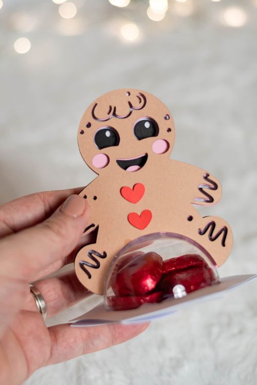 GINGERBREAD Family Christmas candy holder and Christmas tree ornament SVG - BanettaDesigns - SVG designs, seamless digital paper, clipart