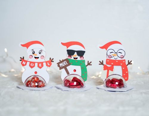 SNOWMAN Family Christmas candy holder and Christmas tree ornament SVG - BanettaDesigns - SVG designs, seamless digital paper, clipart SNOWMAN Family Christmas candy holder and Christmas tree ornament SVG - BanettaDesigns - SVG designs, seamless digital paper, clipart