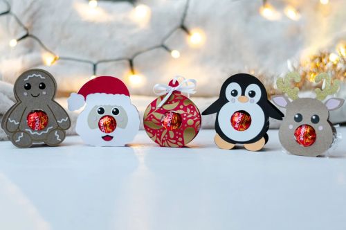 Christmas candy holder SVG bundle - BanettaDesigns - SVG designs, seamless digital paper, clipart