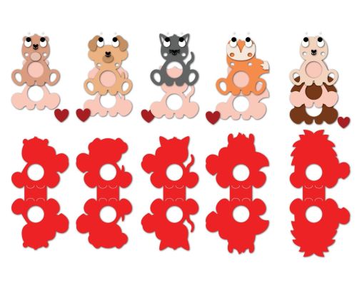 CUTE Valentine ANIMALS Candy holder bundle - 5 designs, ornament gift SVG - BanettaDesigns - SVG designs, seamless digital paper, clipart CUTE Valentine ANIMALS Candy holder bundle - 5 designs, ornament gift SVG - BanettaDesigns - SVG designs, seamless digital paper, clipart